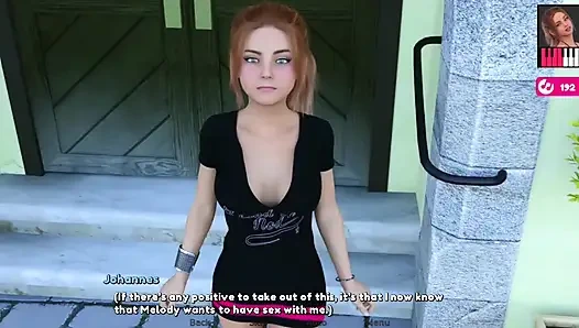 Melody #28 - Johannes and Melody took a shower toghther and she gave him a blow job and cum on her face