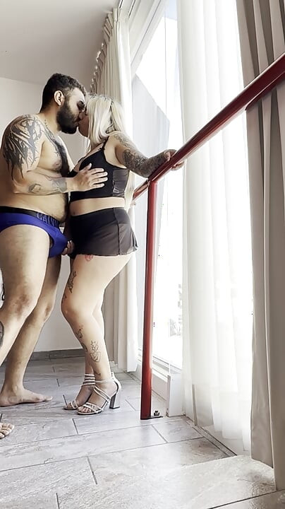 EXHIBITIONISTS IN FRONT OF THE OPEN WINDOW
