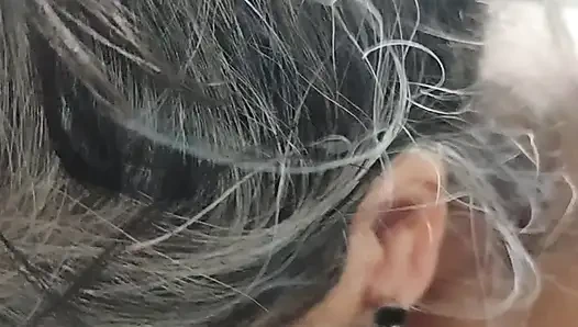 Abuela nudista y mamadora