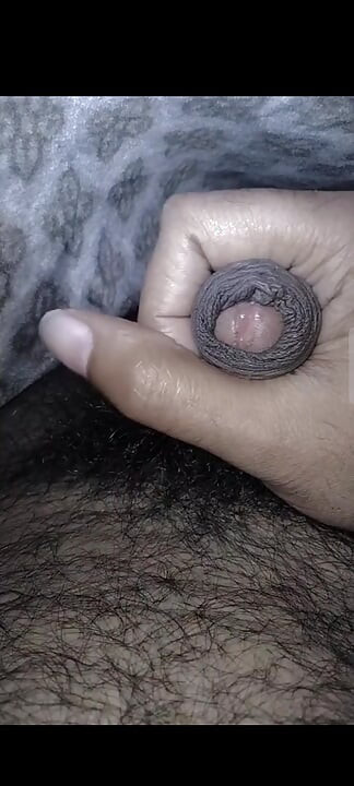 Hard-core college student jerking off precum show