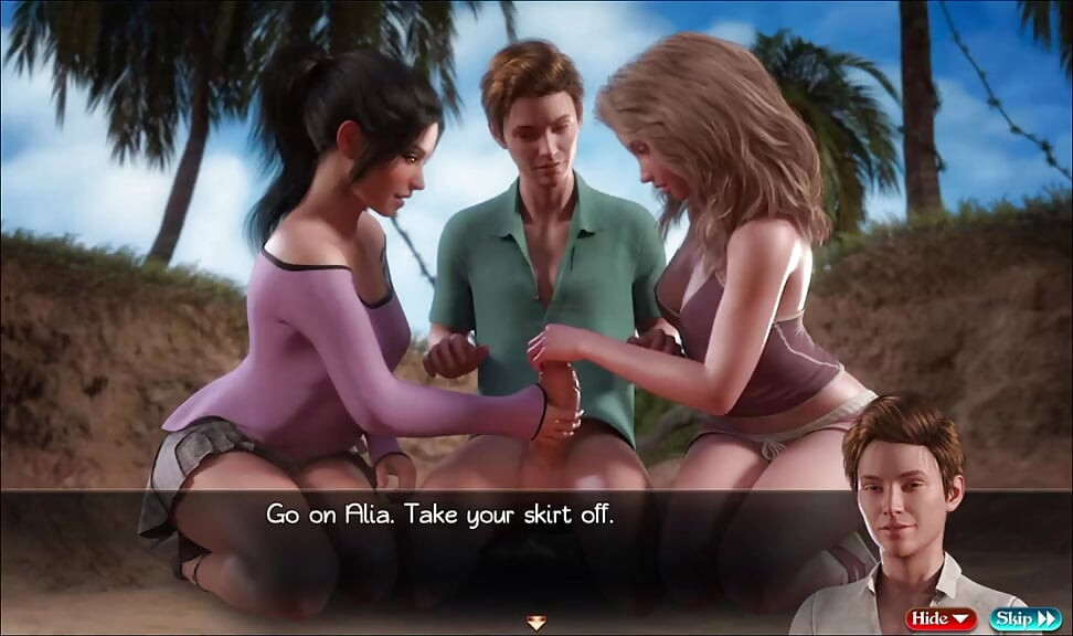 Cheating feels good we meet a stranger outside and he convince us to share eachother