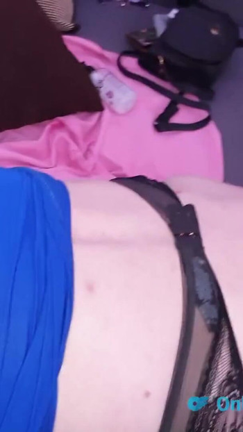 Key moment from "Introducing Kate - New TGirl taking big cock bareback anal"