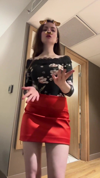Part 9: TikTok Nude Dance Compilation - Short Skirt No Panties, Small Perky Tits | Clip 2