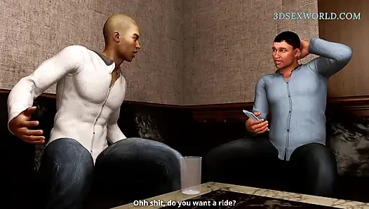 Während der Ehemann weg ist, kümmert sich der Nachbar um die PAWG-Ehefrau (3D Sexspiel)