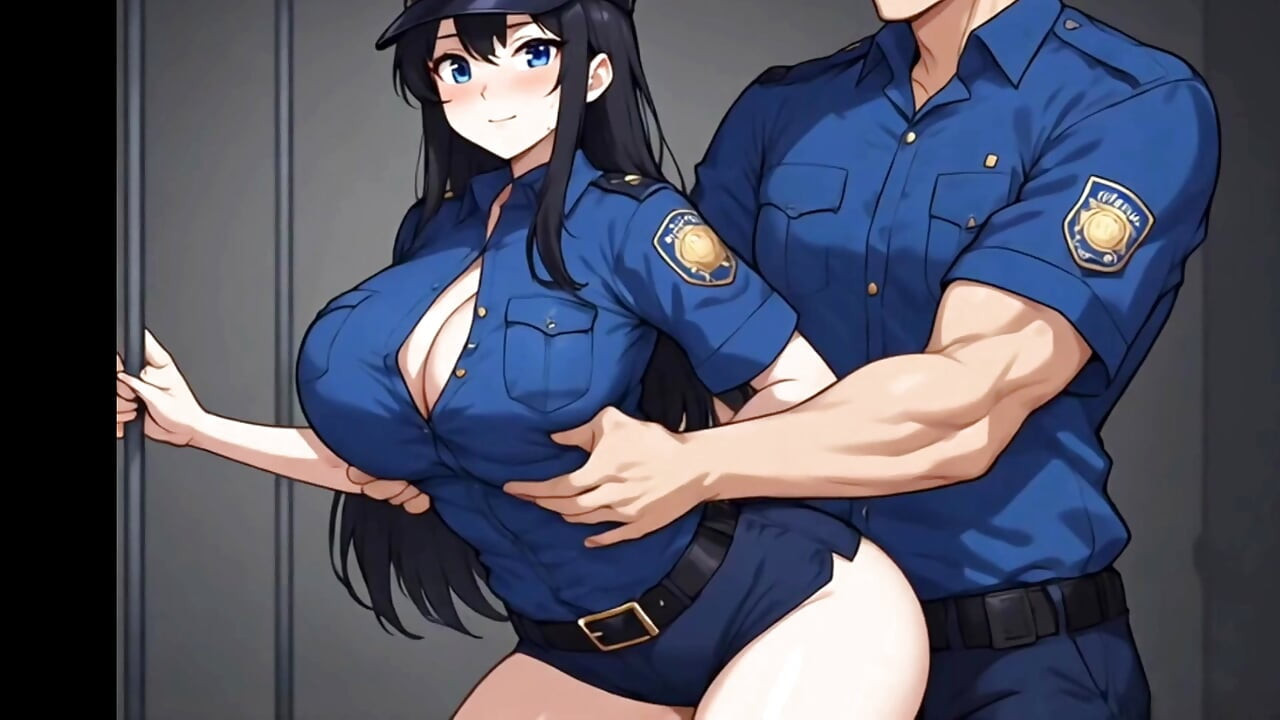 Poliția se fute cu noi femei polițiste (AI generat)