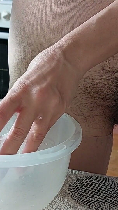 Sexy amateur wife in the fitting room trying on clothes. Hairy pussy wife, big ass, big tits. | Clip 1