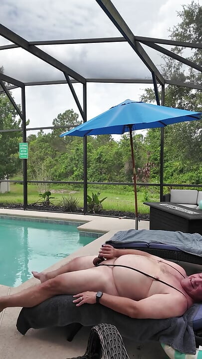 Taking Care of Allen by the Pool
