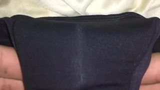 Cum inside panty gusset