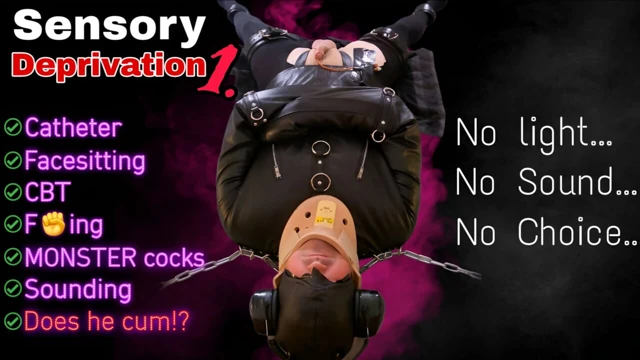 Training Zero Femdom An Evening Sensory Deprivation Bondage for my Slave! Anal Fisting Orgasm Face Sitting Real Homemade