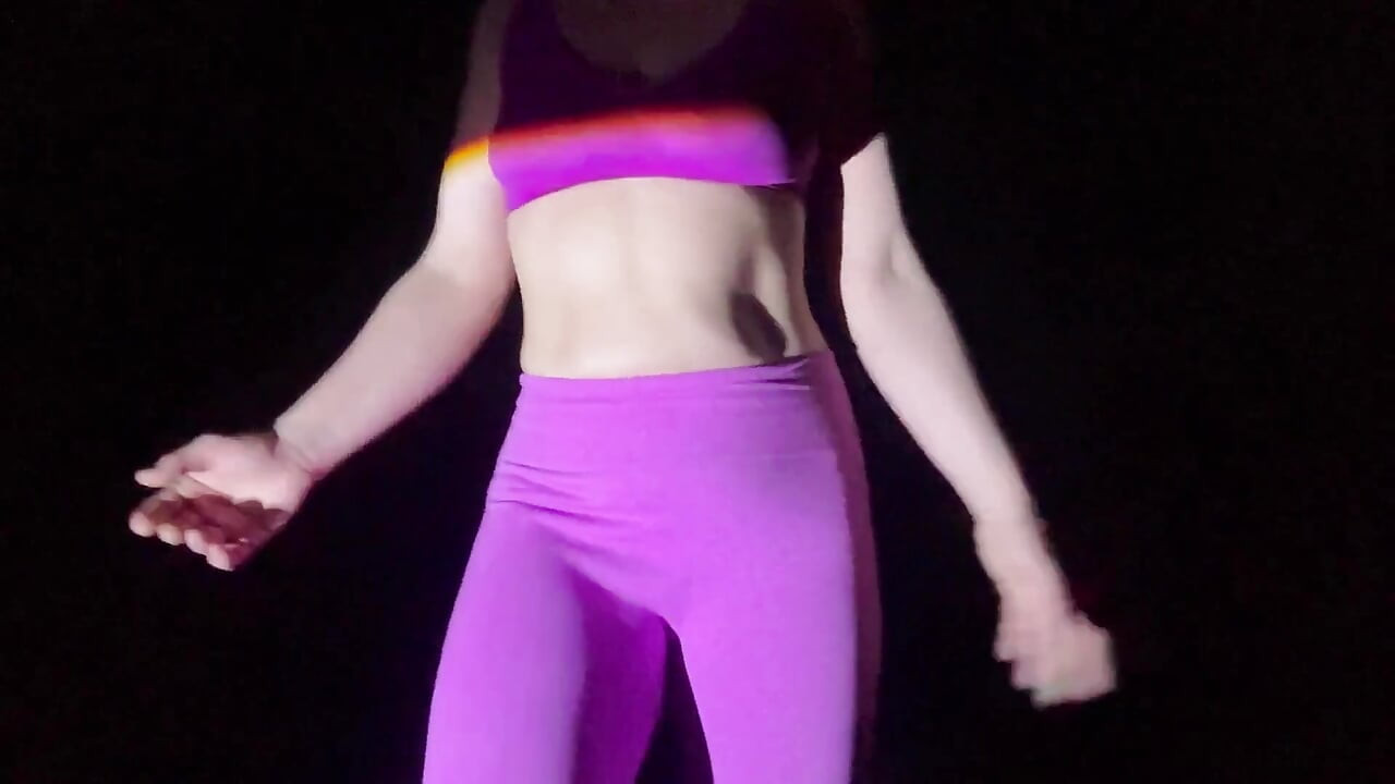 Caminata nocturna y quitar la mayor parte de mis ropas