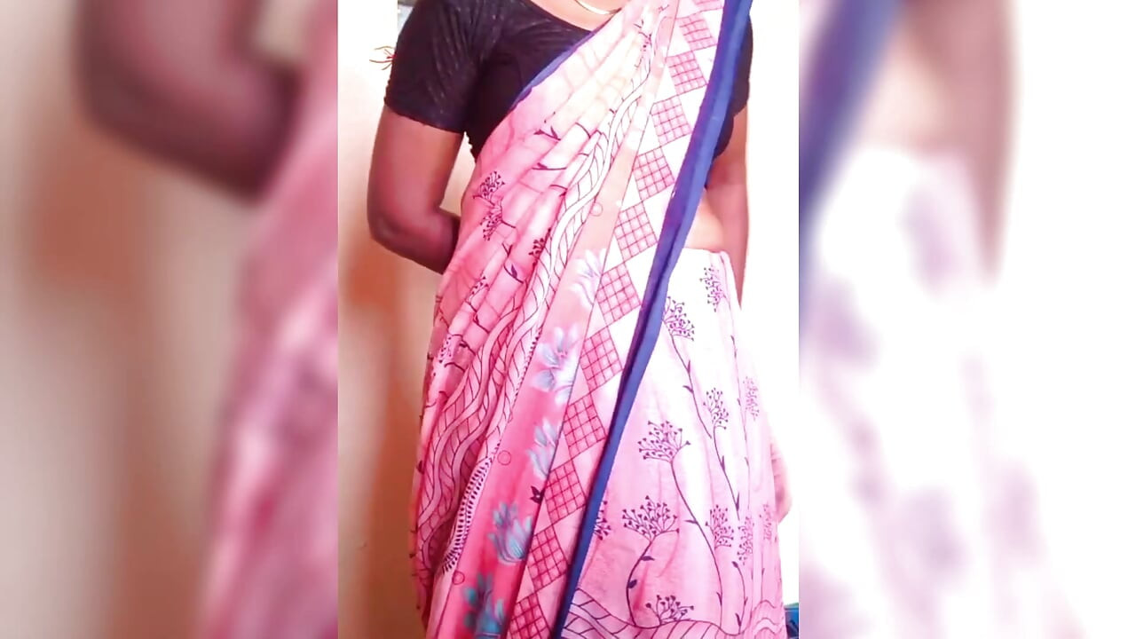 ammu dress change nighty to saree big tits ammus boobs show