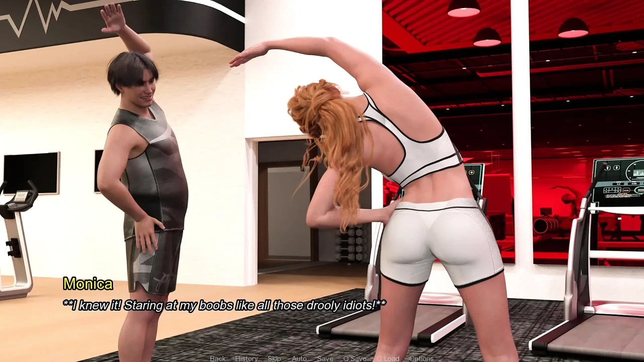 How to Lose Ones Virginity 4 - Monica Trying to Seduce Leo but He Escaped as He Can Read Her Mind