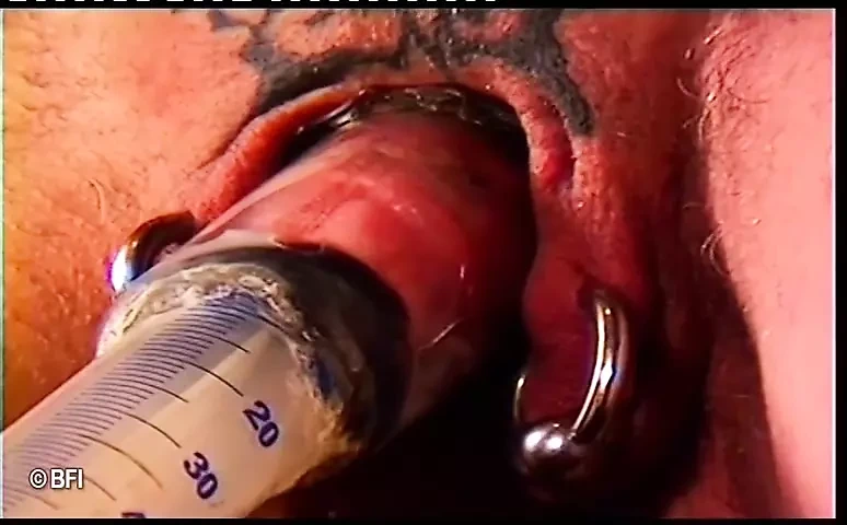 Mega clit torment with poor blonde and tattooed granny