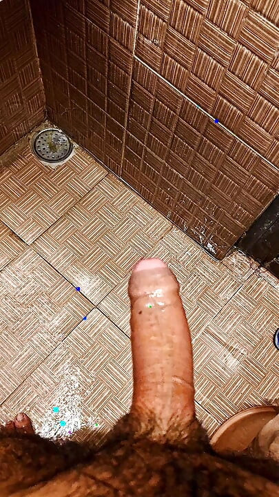 Desi boy in bathroom