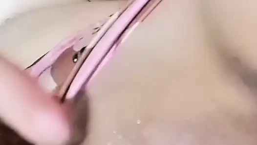 My stepdad sucks my tits