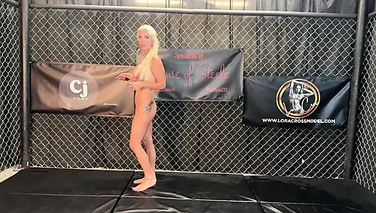 First Time Ever Nude Sexwrestle Featuring Lora Cross Sinthia Bee and Tatiana Steele
