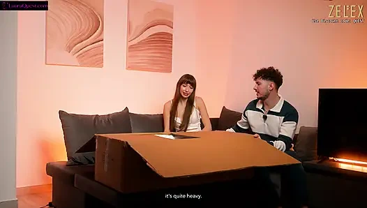 Frech Zelex puppe erfüllt ihre dreier-träume