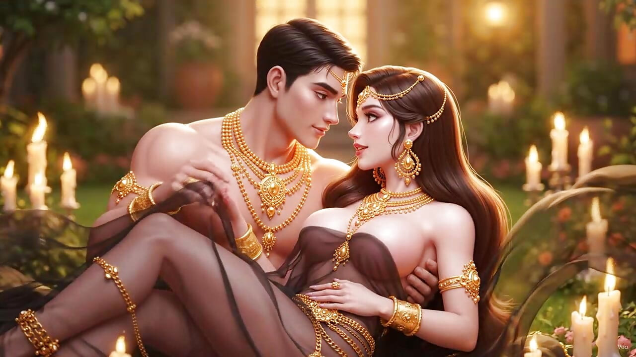 Intense Close-Up Kissing Desi Couple – Gold Jewelry Wali Sexy Indian Girl Aur Muscular Boy Ki Full Passion