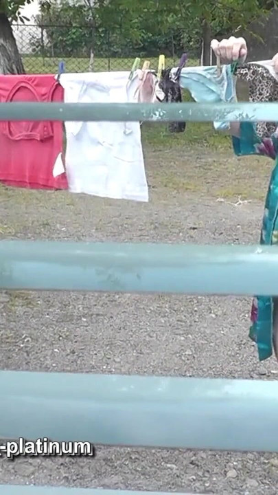 Jaw-dropping moment from "Naked in public. Neighbor saw pregnant neighbor in window who was drying clothes in yard without"