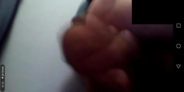 Bear masturbating in VideoCall