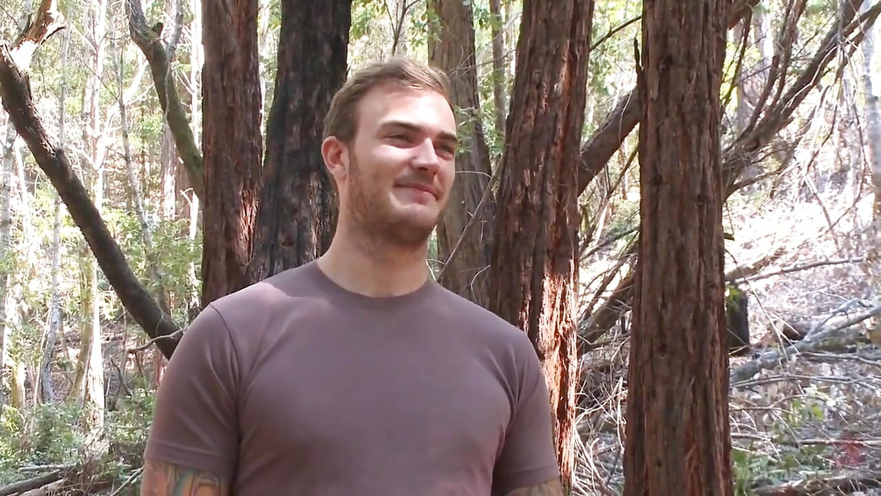 Bound Christian Wilde Begs to Cum in the Woods