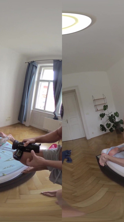 Nezaboravan trenutak iz "Lady Gang & Maddy Black - Nečuvena orgija prskanja! Najbolji prijatelji razmjenjuju, špricanje i spermu - VR dio"