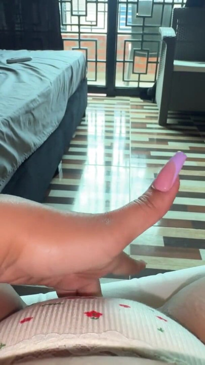 Bored at home after my appointment with the gynecologist, I was very horny I want to be fucked | Clip 1