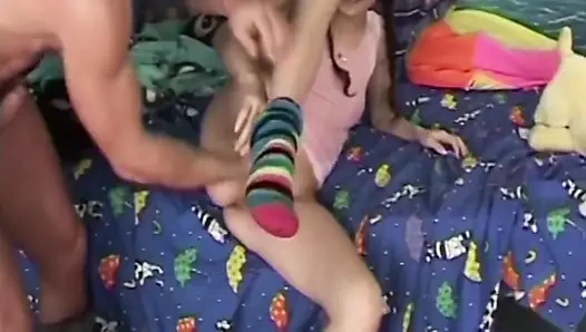 Student Gets It Hard in Her Pussy Hole