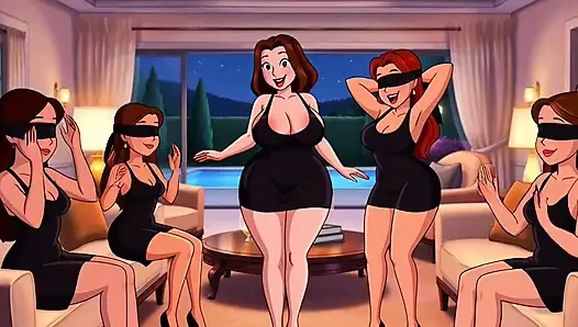 Blind Kiss at Party Ignites Burning Desire and Leads to Steamy Night with My Hot Curvy Roommate (AI generated)
