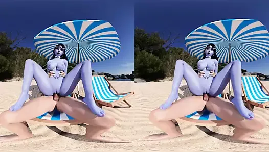 Пляжные развлечения вдовы - порно видео виртуальной реальности