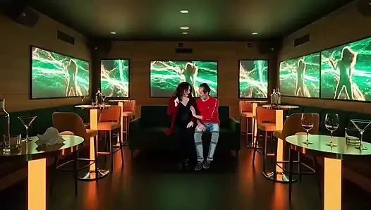 I masturbated a nightclub manager in the VIP room while my husband films