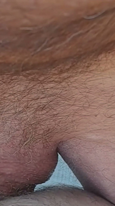 muscle daddy bareback in public garden | Clip 1