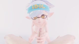 Splatoon Marie делает минет 3D