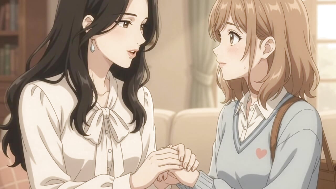 初夜はエレナとミアの静かな始まりを結ぶ