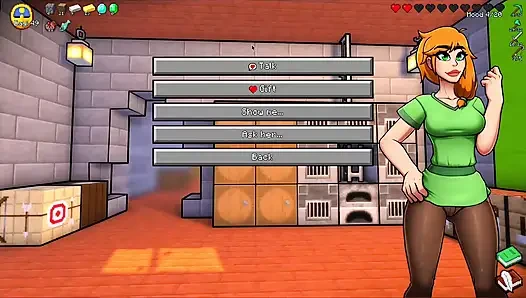 Parodi minecraft sange - jenny ngasih layanan footjob hot untuk steve! (Permainan Game Hentai)