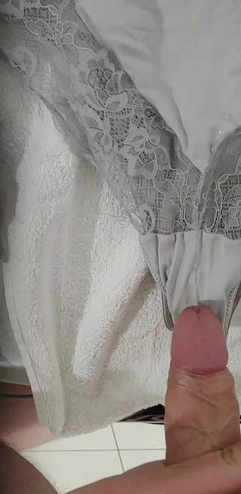 Massive cumshot on panties