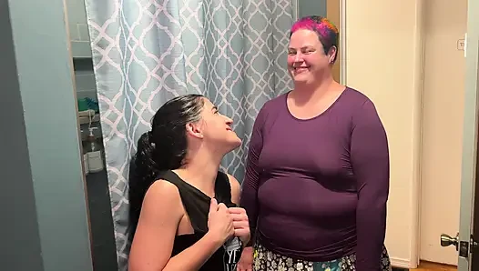 Feeling around in the dark - Blindfolded lovers meet for the first time - Cliff Media Productions