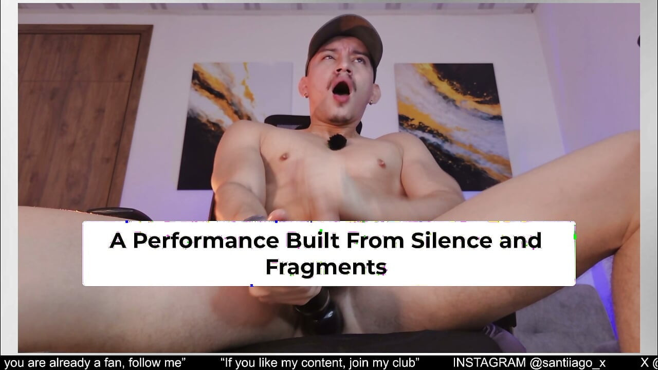 Big surprise: man masturbating a huge 9-inch cock.- live on my webcam