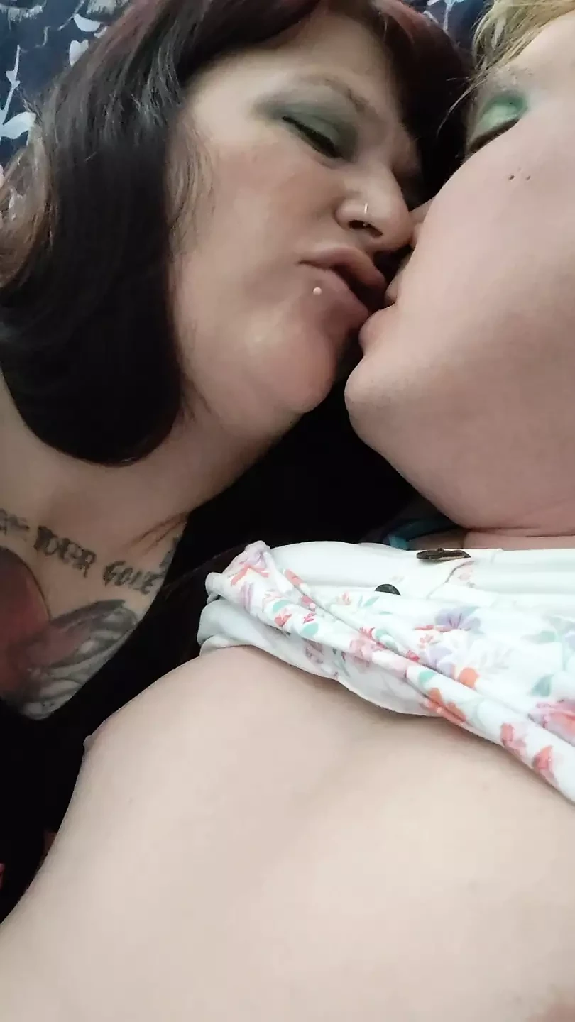 Cum swapping with sexy cis wife and pounding her tight pussy