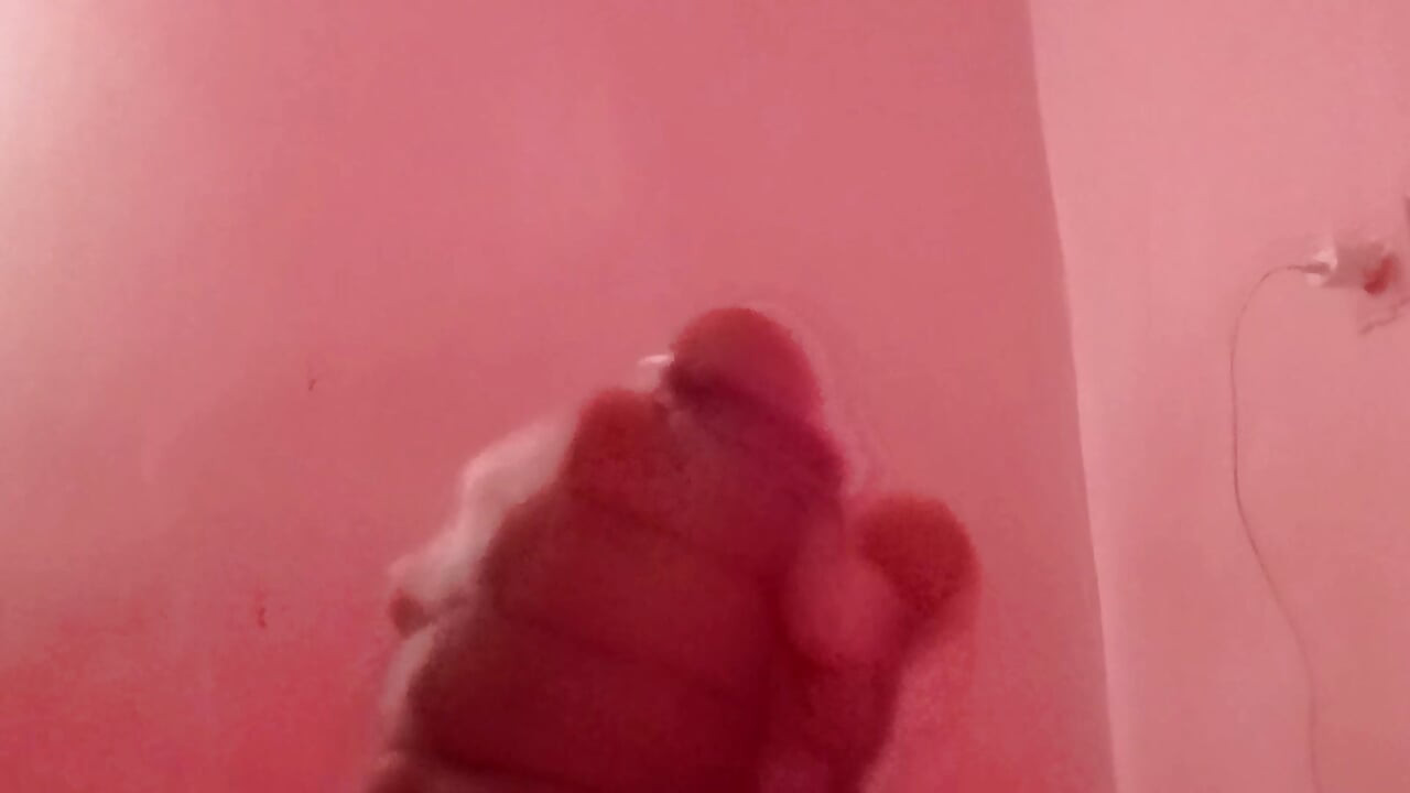 Playing with a rod in a house