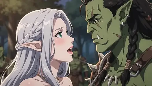 Captured by the Orc Warlord Elf Princess's Forbidden Night