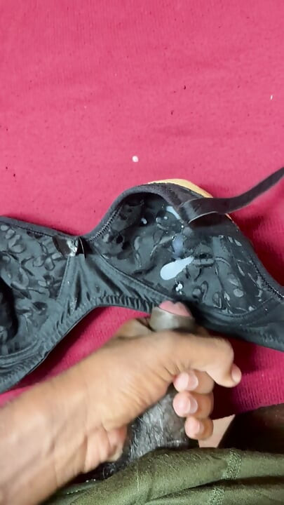 Shot in bra