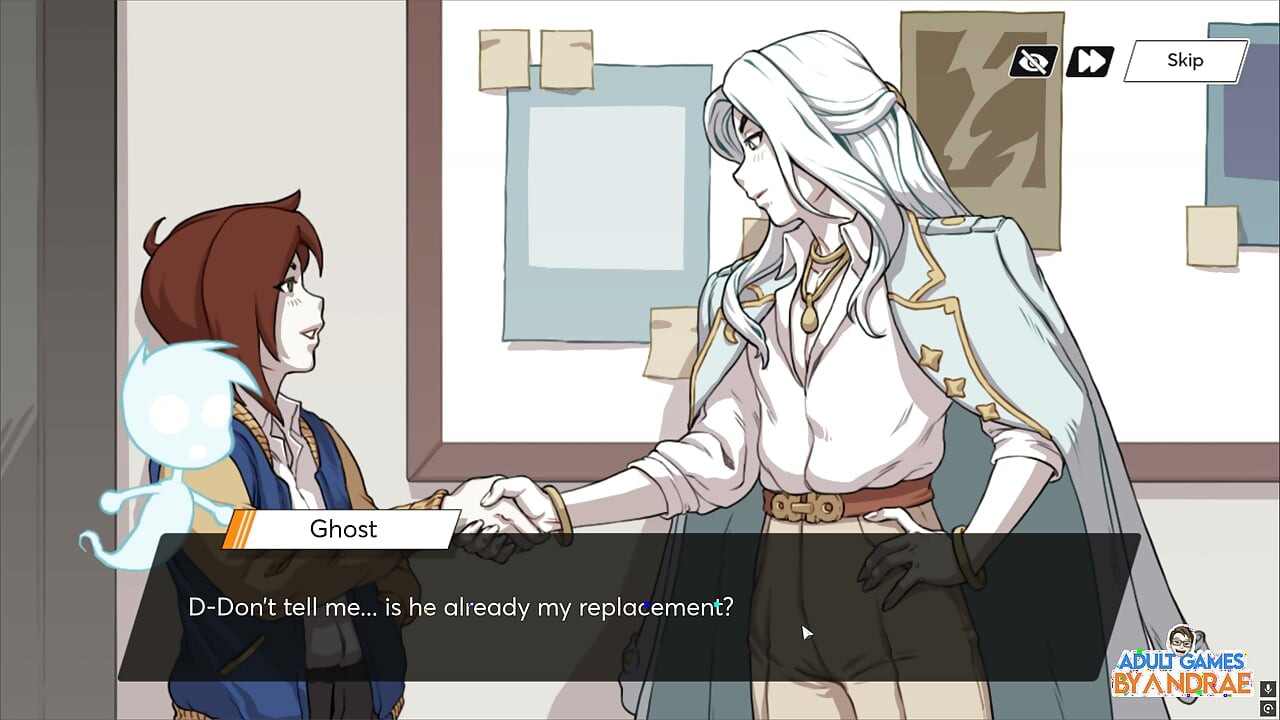 Femboy Ghost Gameplay Part 1 – Discreet Masturbation at Work