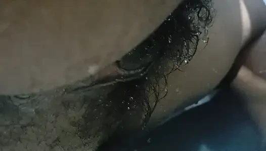 Hot Wife Big Pussy Standing Up On Water, Homemade Sex & Hairy Pussy Close up Carrying