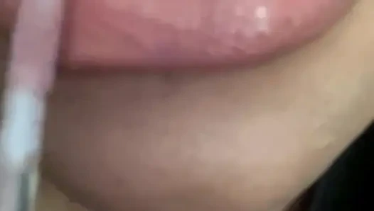 Nude Lipgloss Lip Fetish, Lip Worship, Femdom