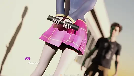 Overwatch XXX - Overwatch's Sex Addict D.va - D.va Route