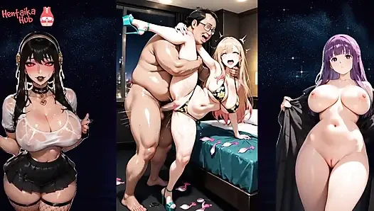 Hentai 2D Und 3D Teen Schlampen Lieben Es, Schwanz Zu Lutschen Und Anal Zu Ficken.