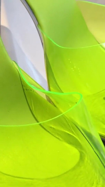 Thrilling moment from "High Heels Paradise and Cum on Green Mules"