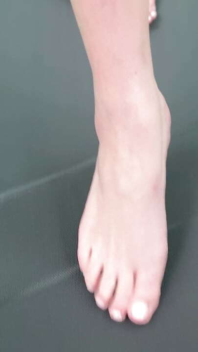 러닝머신에서 걷기