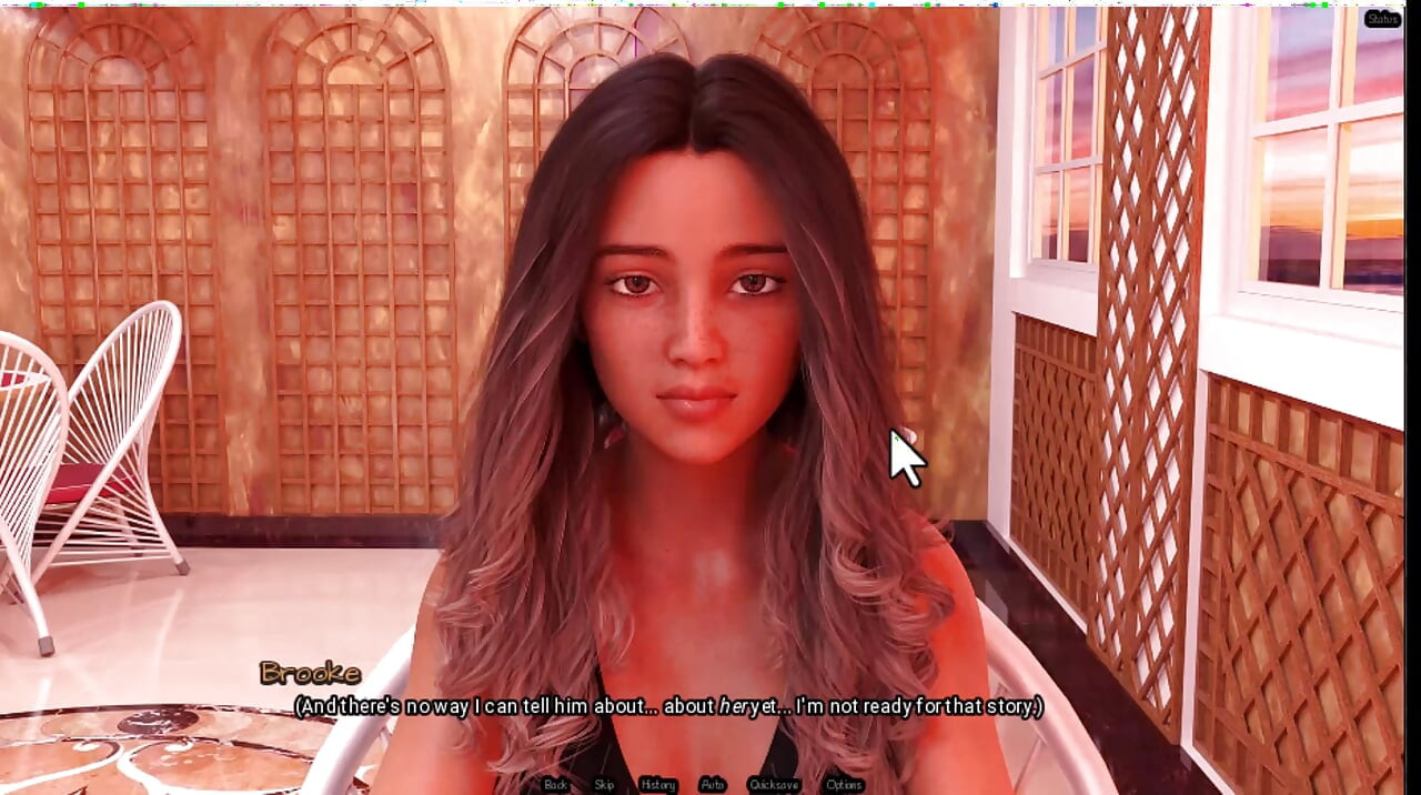 Radiant 6, waiter shows me her boobs